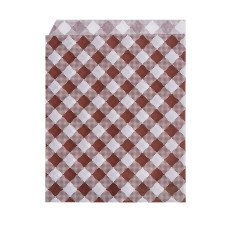 Papierové vrecko Karo 19 x 14 cm na burger/kebap [500 ks]