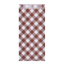 Papierové vrecko Karo 9+2,5 x 20 cm na párok v rožku [300 ks]