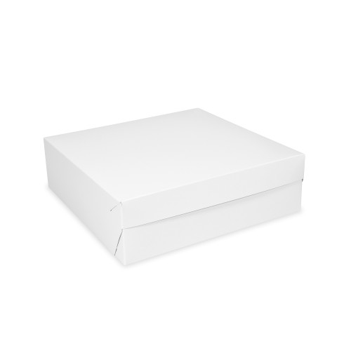 71725 - Krabica na tortu (PAP) biela 25 x 25 x 10 cm [50 ks]