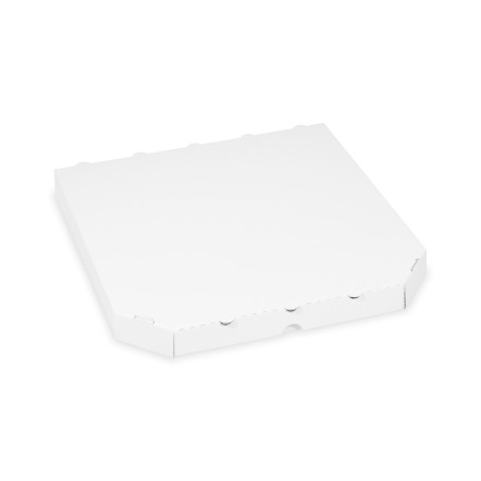 Krabica na pizzu e6 extra-pevná biela 32 x 32 x 3 cm
