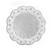72334 - Dekoračná krajka (PAP) okrúhla biela Ø34cm [100 ks]