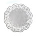 72336 - Dekoračná krajka (PAP) okrúhla biela Ø36cm [100 ks]