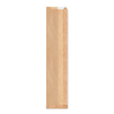 Papierové vrecko (PAP/PP) s okienkom 12+5 x 59 cm `Baguette` [1000 ks]