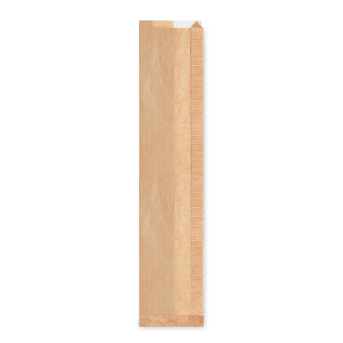 72500 - Papierové vrecko (PAP/PP) s okienkom 12+5 x 59 cm `Baguette` [1000 ks]