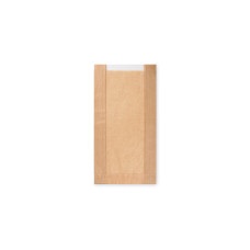 Papierové vrecko (PAP/PP) s okienkom 15+6 x 29 cm [1000 ks]