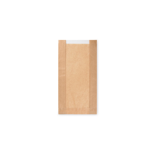 72515 - Papierové vrecko (PAP/PP) s okienkom 15+6 x 29 cm [1000 ks]