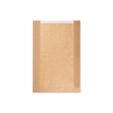 Papierové vrecko (PAP/PP) s okienkom 26+7 x 40 cm [1000 ks]