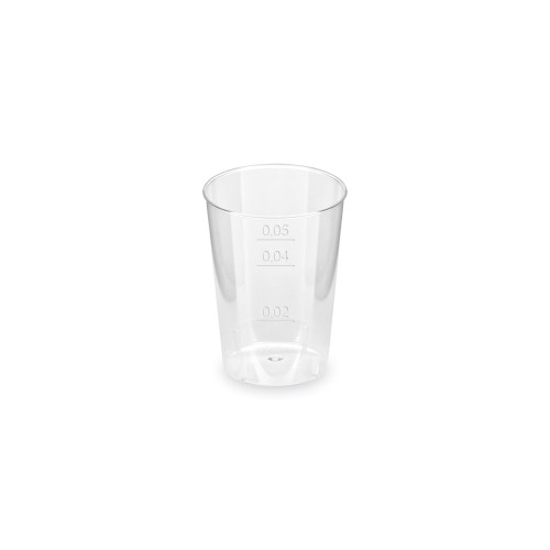 73105 - Pohárik kryštál (PS) Ø44mm 2cl/4cl/5cl [40 ks]