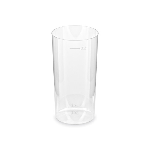 73124 - Pohár kryštál (PS) Longdrink Ø56mm 2cl/4cl/0,2L [10 ks]