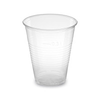 Pohár (PP) priehľadný Ø95mm 0,3L [50 ks]