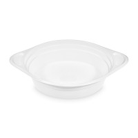 Miska (PP) s uškami biela Ø156mm 350ml [100 ks]