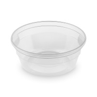 Miska (PP) priehľadná Ø127mm 350ml [50 ks]