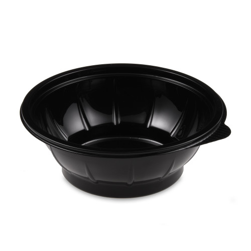 74359 - Šalátová miska (rPET) čierna Ø176mm 600ml [50 ks]