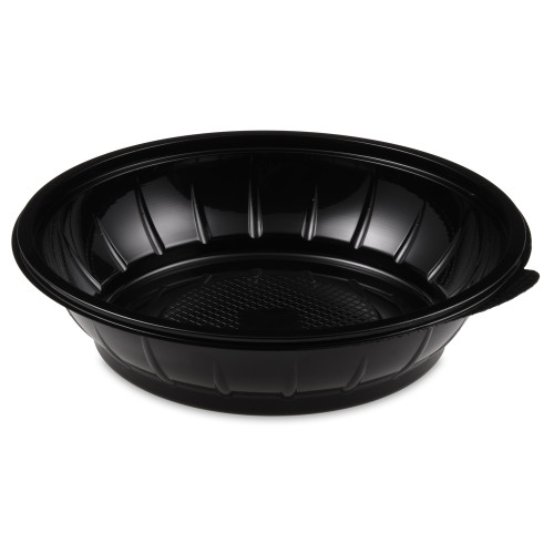 74389 - Šalátová miska (rPET) čierna Ø230mm 1000ml [50 ks]