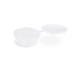 74906 - Dressingová miska (PP)  s viečkom priehľadná Ø70mm 60ml [100 ks]