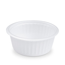 Termo-miska (XPS) biela Ø127mm 340ml [50 ks]