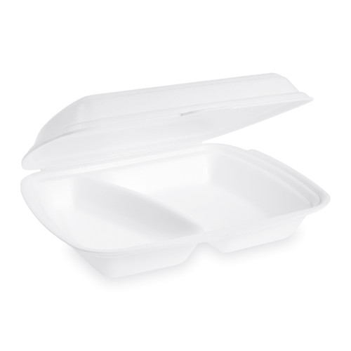 75632 - Menu box (XPS) 2dielny biely 241 x 207 x 69 mm 600ml [125 ks]
