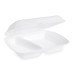 75632 - Menu box (XPS) 2dielny biely 241 x 207 x 69 mm 600ml [125 ks]