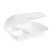 75633 - Menu box (XPS) 3dielny biely 241 x 207 x 69 mm 570ml [125 ks]