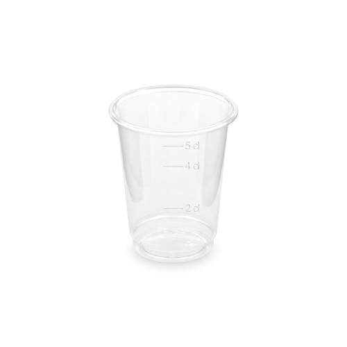 76005 - Pohárik (rPET) číry Ø48mm 2cl/4cl/5cl [40 ks]