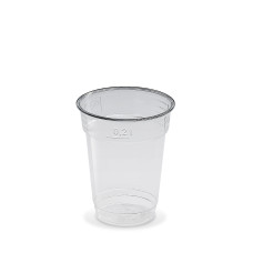 Pohár (rPET) číry Ø78mm 0,2L [50 ks]
