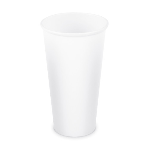 76261 - Papierový pohár biely Ø90mm 610ml `XXL: 0,5L/20oz` [50 ks]