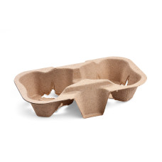 Podnos (PAP FSC Recycled) na 2 poháre 19 x 11 cm [50 ks]