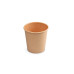 76411 - Papierový pohár kraft Ø62mm 110ml `XS: 0,08L/4oz` [50 ks]