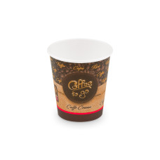 Papierový pohár "Coffee to go" Ø73mm 200ml `S: 0,18L/7oz` [50 ks]