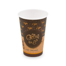 Papierový pohár (PAP FSC Mix/PE) "Coffee to go" Ø80mm 330ml `ML: 0,3L/10oz` [50 ks]