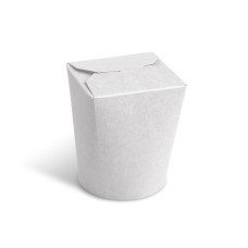 Food box Asia (PAP FSC Mix/PE) biely 500ml/16oz [50 ks]