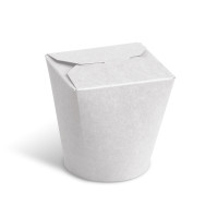 Food box Asia (PAP FSC Mix/PE) biely 750ml/26oz [50 ks]