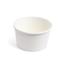 Papierová miska (PAP/PE) biela Ø115mm 350ml `S` [50 ks]