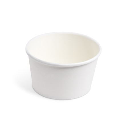 Papierová miska biela ø115mm 350ml `s`