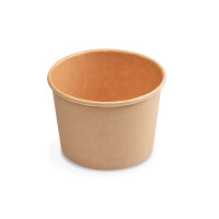 Papierová miska (PAP FSC Mix/PE) kraft Ø115mm 500ml `M` [50 ks]