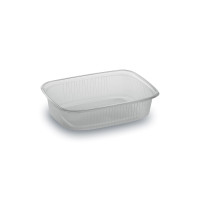 Miska (PP) hranatá priehľadná 108 x 81 mm 125ml [100 ks]