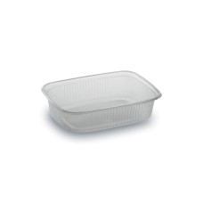 Miska (PP) hranatá priehľadná 108 x 81 mm 125ml [100 ks]
