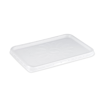 Viečko priehľadné pre vaničku 186 x 133 mm