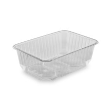 Vanička (PP) hranatá priehľadná 186 x 133 mm 1000ml [50 ks]