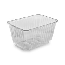 Vanička (PP) hranatá priehľadná 186 x 133 mm 1500ml [50 ks]