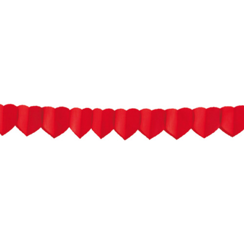 82209 - Papierová girlanda Srdcia Ø18cm x 4m [1 ks]