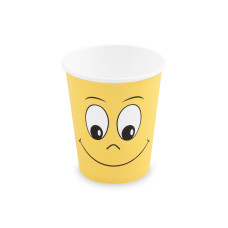 Papierový pohár Smile Ø80mm 280ml `M: 0,2L/8oz` [10 ks]