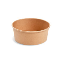 Papierová miska (PAP FSC Mix/PE) kraft Ø150mm 750ml [50 ks]