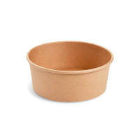 Papierová miska (PAP/PE) kraft Ø150mm 750ml [50 ks]
