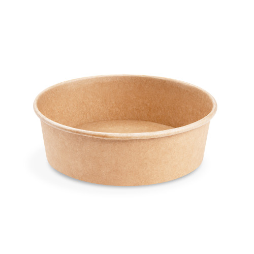 Papierová miska kraft ø185mm 1100ml Papierová miska kraft ø185mm 1100ml