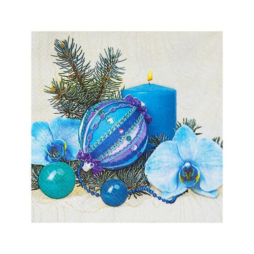 Obrúsok 3vrstvý vianoce 33 x 33 cm