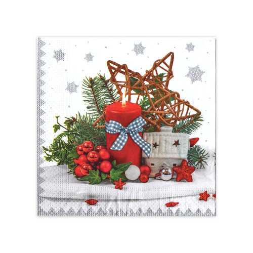 84294 - Obrúsok (PAP FSC Mix) 3vrstvý Vianoce 33 x 33 cm [20 ks]