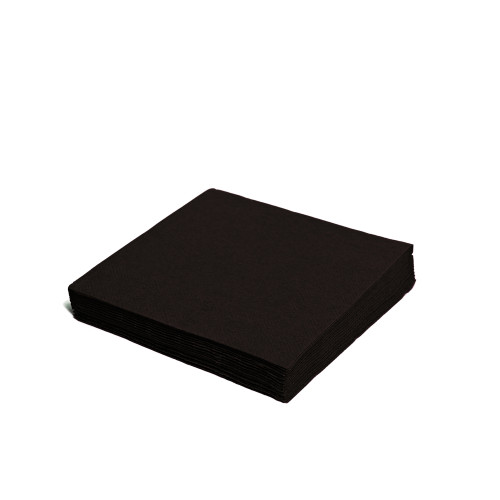 86919 - Obrúsok (PAP FSC Mix) 2vrstvý čierny 33 x 33 cm [250 ks]
