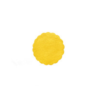 Rozetka (PAP-Airlaid) PREMIUM žltá Ø9cm [500 ks]