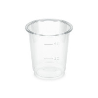 Pohárik (PLA) číry Ø48mm 2cl/4cl [40 ks]